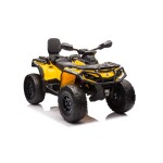 Mamido Detská elektrická štvorkolka Can-Am Outlander ATV 4x200W žltá