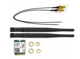 ASRock Intel Wi-Fi 6E AX210/M.2 2230/Tri-Band/2.4 GHz 574 Mbps/5 GHz 2402 Mbps/6 GHz 2402 Mbps/Bluetooth 5.3 (90-BXG3R0-A0XCR2W)