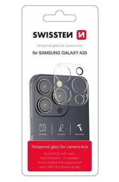Swissten Ochranné sklo šošoviek fotoaparátu pre Samsung Galaxy A35 (94500215)