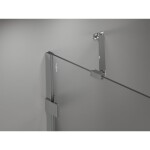 MEXEN/S - Lunar Duo sprchový kút dvere krídlové pravá 95 x 75, transparent, chróm - 834-095P-075L-01-00 834-095P-080L-01-00