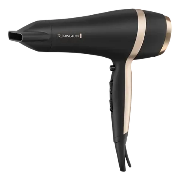 Remington D6940GP Salon Smooth čierna / Fén na vlasy / 2100 W / 3 teploty / 2 rýchlosti / keramická ionizácia (D6940GP)