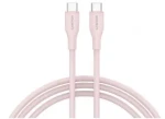 Canyon CC60SC10 ružová / Nabíjací kábel / USB-C - USB-C / 60W PD / 480 Mbps / 1 m (CNS-CC60SC10PS)