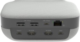 J5create j5create JCDS337-N stacja dokująca Przewodowa USB 3.2 Gen 2 (3.1 Gen 2) Type-C Sivý, Biely