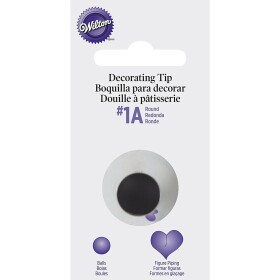 Veľká okrúhla špička TIP #1A CARDED - Wilton - Wilton