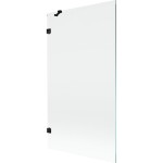 MEXEN/S - Lunar vaňová zástena FIX 100 x 150, transparent, čierna 897-100-000-70-00