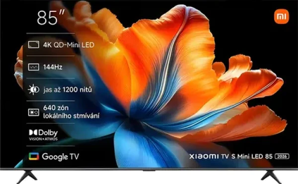 85" XIAOMI TV S Mini LED 85 2026 tmavo šedá / Televízia / 4K UHD / Mini LED / 144Hz / HDR10+ / Dolby Atmos