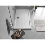 MEXEN - Flow sprchová vanička obdĺžniková slim 80 x 160, biela lesk 46R108016