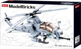 Sluban Army Model Bricks M38-B0838 Bojová helikoptéra