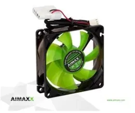 AIMAXX eNVicooler 8 LED GreenWing / Ventilátor / 80 mm / zelené LED / 1600 rpm / 3pin (eNVicooler 8 LED GW)