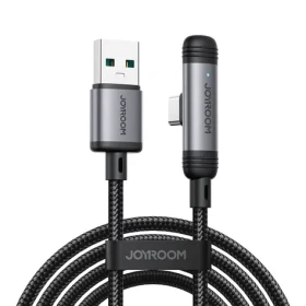 Joyroom S-A56 EnjoyX Series 90° Nabíjací kábel USB-A(M) - USB-C(M) 3A 1.2m čierna (6956116764692)