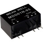 MEAN WELL MDD01N-09 DC / DC menič napätia, modul 56 mA 1 W Počet výstupov: 2 x; MDD01N-09