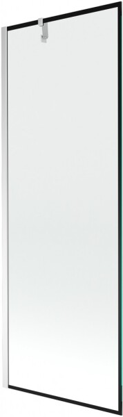 MEXEN/S - Next vaňová zástena FIX 70 x 150, čierna dekor, chróm 895-070-000-00-70-01