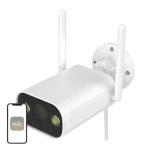 MOES WCM-JD-T1 / Vonkajšia IP kamera / 3 MP / Wi-Fi / IP65 / microSD (WCM-JD-T1-EU-EN)