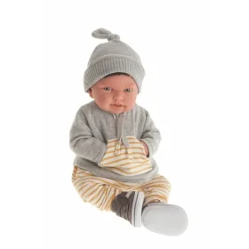 Antonio Juan 80111 SWEET REBORN Pipo - realistická bábika bábätko s mäkkým látkovým telom - 40 cm