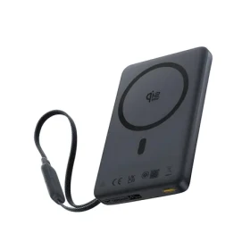 Baseus PicoGo Qi2.2 s káblom USB-C 10000mAh 45W čierna / Powerbanka / USB-C / Qi2.2 / Magnetické uchytenie (E0029000)