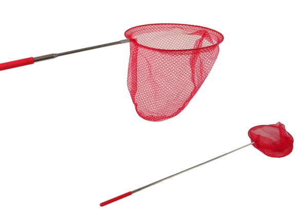 Mamido Skladacia Teleskopická Sieť na Motýle a Hmyz, 85 cm, Červená