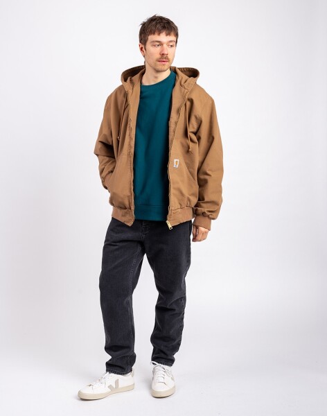Carhartt WIP OG Active Jacket Hamilton Brown rinsed L