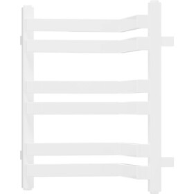 MEXEN - Loop vykurovací rebrík/radiátor 500 x 375 mm, 253 W, biela W129-0500-350-00-20