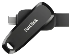 SanDisk Phone Drive 256 GB čierna / Flash Disk / USB-C + USB-A / USB 3.2 Gen 1 / čítanie 100 MB/s (SDDDC6-256G-G46)