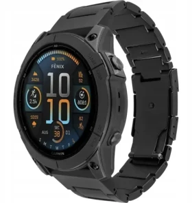 FIXED Titanium Strap čierna / Remienok / Garmin QuickFit 22 mm / Titan / PVD povlak (FIXTST-QF22MM-BK)