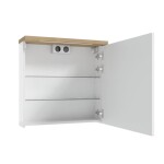Zrkadlová skrinka Naturel Stilla + LED 60x60 cm biela STILLAE06017 STILLAE06017