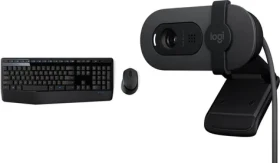 Logitech MK345 + Brio 100 / Sada klávesnice, myši a webkamery / bezdrôtová / USB