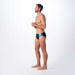 Pánske plavky Danilo M 92800482101 čierno-tyrkysové – Aquawave L