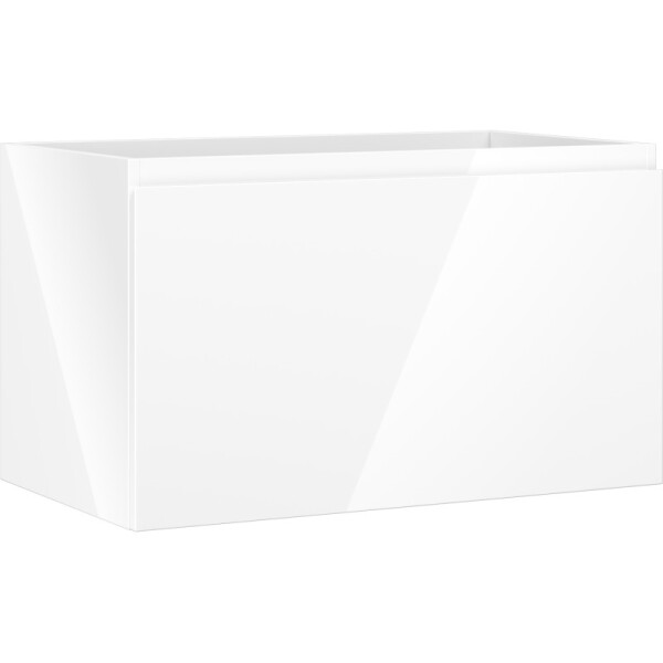 MEXEN/S - Orio kúpeľňová skrinka pod umývadlo 80, 1 šuplík, biela lesk 91A10-08047-1-BF00