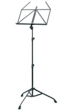 Kamp;M 107 stojan na noty čierna / výška od 675 do 1470 mm (10700-000-55)