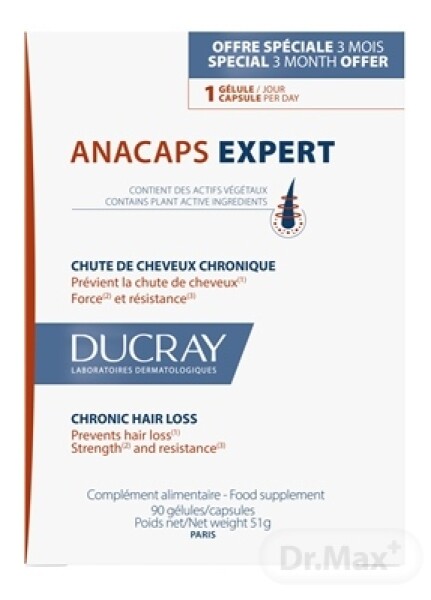 DUCRAY Anacaps expert 90 kapsúl