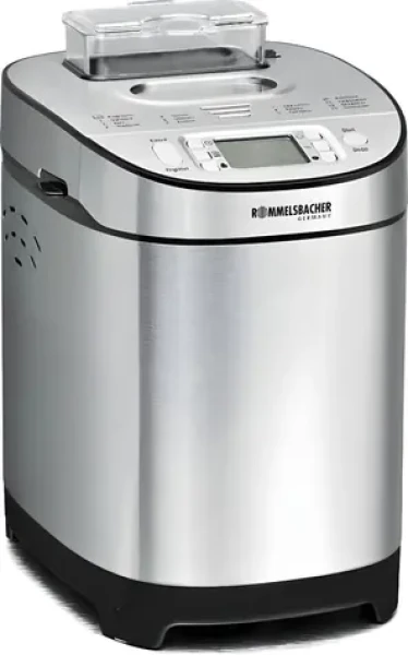 Rommelsbacher BA 550 nerezová, čierna / Pekáreň chleba / 550 W / 12 programov / 700-900 g (BA 550)