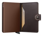 Kožená mini peňaženka Secrid Miniwallet Original Chocolate