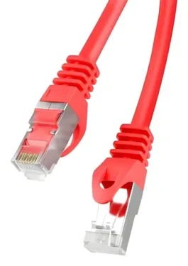 Lanberg CAT6 FTP 0,25 m červená / Patch kábel / RJ45-RJ45 / Fluke Passed (PCF6-10CC-0025-R)