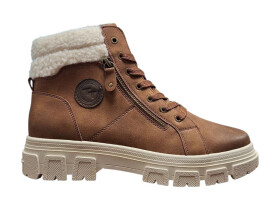 Tom Tailor 6390890023 Dámska členková obuv cognac 40