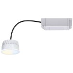 Paulmann LED Coin ZigBee LED vstavané kúpeľňové svetlo En.trieda 2021: G (A - G) LED saténová; 93074