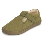 Chlapčenské barefoot papuče KIRBY KHAKI, Protetika, zelená - 24