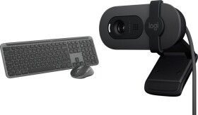 Logitech Signature Slim MK950 grafitowa (920-012490) + Brio 100 (960-001585)