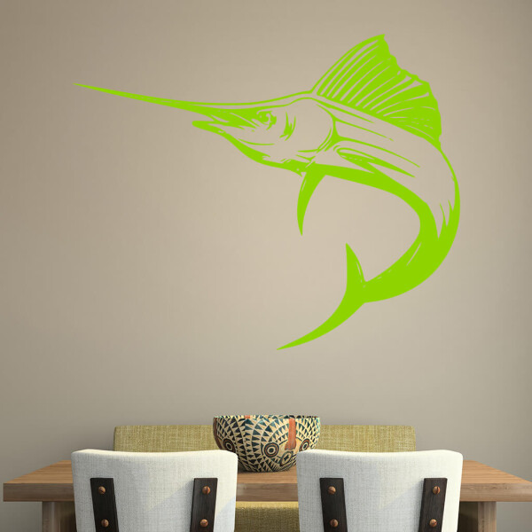 Veselá Stena Samolepka Mečúň Farba: zelená, Veľkosť: 100 x 82 cm