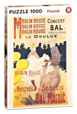 Piatnik Puzzle Toulouse-Lautrec - La Goulue v Moulin Rouge
