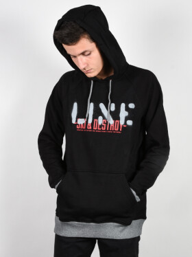 Line Stance black pánska mikina - XL