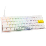 Ducky One 2 Pro Mini Cherry MX-Silent-Red biela / herná klávesnica / podsvietená / drôtová USB-C / US (DKON2061ST-SUSPDWWT2)