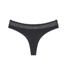 Dámske tangá Feel of Modal String - BLACK - black 0004 - TRIUMPH BLACK XL