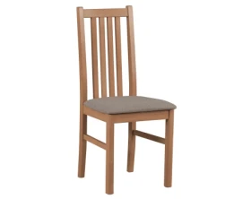 Jedálenská stolička Ontika, svetlý orech/béžová tkanina%