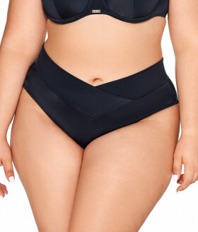 Spodný diel plaviek Ava SF 13/15/B Black Brazilian S-3XL černá 3XL-46