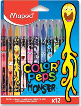 Maped Fixy Color#39;Peps Monster 12ks (141256)