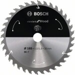 Bosch Accessories Bosch Power Tools 2608837686 tvrdokovový pílový kotúč 165 x 20 mm Počet zubov (na palec): 36 1 ks; 2608837686