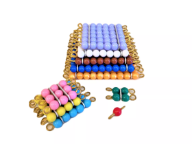 Moyo Montessori Moyo Montessori Perlové štvorce (farebné)