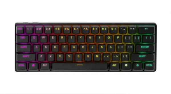 SteelSeries Apex Pro Mini Wireless (US) čierna / Bezdrôtová herná klávesnica / RGB podsvietenie / US layout (64842)