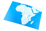 Moyo Montessori Moyo Montessori Kontrolná mapa - Afrika Nová - bez popisov