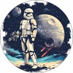 Jedlý papier Star Wars bojovník 19,5 cm - Pictu Hap - Pictu Hap